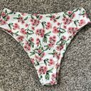 Zaful  Floral Print Bikini Set Light Pink High Rise Women’s Size 6 - 2 PIECE SET Photo 12