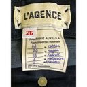 L'Agence  Margot High Rise Skinny Denim Dark Wash Jeans NWOT Size 26 Photo 6