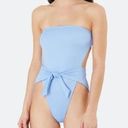 ONIA NWT  Scarlett One Piece Strapless Swimsuit Tie Front size Small Photo 0