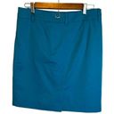 Trina Turk  Skirt Women's 6 Mini Blue Pencil Skirt Photo 13