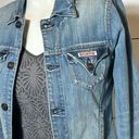 Hudson Jeans Hudson Women’s Jean Jacket Size XS Denim Medium Wash Button Up Biker Trucker Photo 3