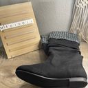 Shiekh Sheikh Black Tall Suede Boots Photo 2