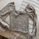 Missguided Floral Long Sleeve Rouched Top Photo 2