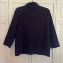 Talbots  NWT navy button front sweater jacket Medium petite Photo 5