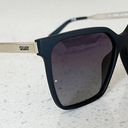 Quay Australia  Level Up Remixed Square Sunglasses Black Polarized Photo 2