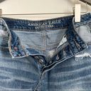 American Eagle AEO  Outfitters Distressed denim jean Micro-mini Skirt Size 4 Photo 6