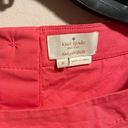 Kate Spade  Shore Thing Button Back Peach Sherbet Peplum Top Coral- Size 6 Photo 4