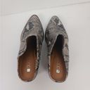 Dolcetta Dolce Vita  Animal Print Mules Size 6.5M Snake Print Python Slip On Rory Photo 6