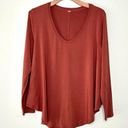 Lululemon  Up For Down Time Long Sleeve Shirt in Terracotta Rust Size XL Photo 3