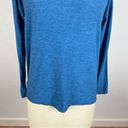 Beyond Yoga  Blue Heather Tie Back Long Sleeve Photo 3