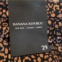 Banana Republic NWT  Mid-Rise Skinny Stretch Leopard Ankle Pant / Jean Photo 12