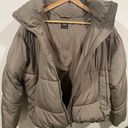 ZARA Gorpcore Cropped Hooded Puffer Coat Medium Photo 4