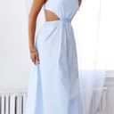 Hello Molly Should We Go Maxi Dress Blue Photo 1