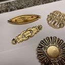 Trifari Lot Of 4 Brooch Pins Vintage - Modern Gold Tone 1 Avon, 1 , 1 Monet Photo 6