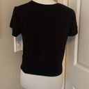 Aritzia  Babaton Black Short Sleeve Top Photo 3