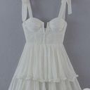 White Mini Dress Size XXS Photo 0