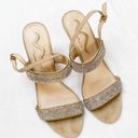 Nina  suede tan bling heeled sandals Photo 0