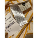 Madewell NWT  Theresa White & Yellow Striped V-Neck T-Shirt Photo 2