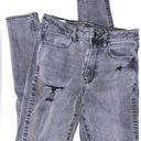 American Eagle  Super Stretch Super High-Rise Black Jegging Jeans Distressed Photo 0