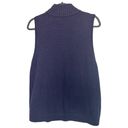 Talbots  100% Cotton Navy Blue Sleeveless Sweater Vest Size XL New with tags Photo 1