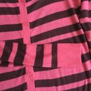 Loft NWT Ribbon Stripe Crewneck Cardigan Sweater Pink, Brown Rabbit Hair - Sz Medium Photo 7