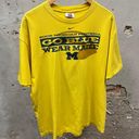 Nike Gray Tag 2006 Michigan State Football Textured Graphic Wear Maize T-Shirt Photo 0