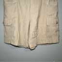 Soft Surroundings  Bayside neutral taupe cargo shorts women’s size small Photo 3