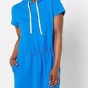 Jason Wu J  French Terry Blue Hoodie Dress Large Petite Athletic Sweatshirt LP Photo 0