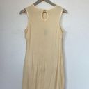 City Triangles Vintage 90’s Pastel Yellow Satin Trim Sleeveless Dress Photo 4