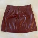 Free People Modern Femme Skirt Red Maroon Photo 1