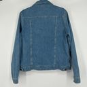 DL1961  Maddox Denim Trucker Jacket Button Front Pockets Medium Wash Size L Photo 7