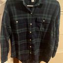 Old Navy Plaid Flannel Boyfriend Fit Shirt Photo 2