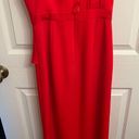 BCBGMAXAZRIA Women’s size 0 Red Formal Maxi Dress Photo 4