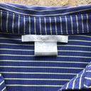 Nike  Golf Dri Fit Purple and Gold Striped Polo SzM Photo 1