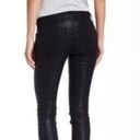 Vince  NWT Coated Black Ankle Zip Dylan Skinny Jeans Size 27 Photo 1