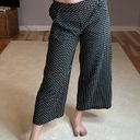 Max Studio : Black and White Polkadot Cropped Wide leg pant Photo 1