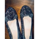 ALDO Black Lace Slip-On Loafers Women's Size 8 Round Toe Flats Photo 7