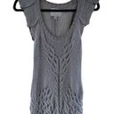 Banana Republic  Women's Taupe/Grey Sleeveless Chunky Knit Sweater Size XS Photo 0