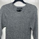 INC  Charcoal Ribbed Long Sleeve Stretch Women's Pullover Sweater Size XS Photo 2