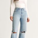 Abercrombie & Fitch Curve Love High Rise 90s Relaxed Jean Photo 0