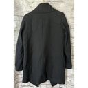 Theory  Black Jacket Shawl Wool Cashmere Blend Single Button Women’s M Photo 4