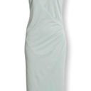 Open Edit NWT  Faux Wrap Slip On Dress In Teal Mist Photo 4