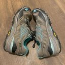 The North Face  Force teal and brown athletic hiking 9.5 shoes Photo 3