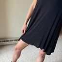 Acemi Black Cotton T-Shirt Dress Photo 0