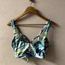 Modcloth  Blue Marble Swirl Swim Top Photo 0