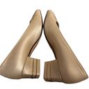 St. John Women's Light Beige Leather Pumps - Size [size]6B Photo 4