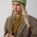 Urban Outfitters Luna Chunky Charm Beanie NWT - Green Photo 0