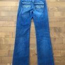 White House | Black Market  blue boot leg Rhinestone jeans size 2s Photo 10