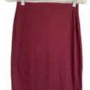 Old Navy  Burgundy Ribbed Pencil Skirt XS Photo 1