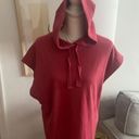 Mango Pink Hoddie Cotton Dress Size M (34 in long) Photo 5